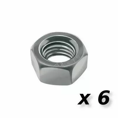 Brandless 6 écrous M5 3 Brandless 6 écrous M5