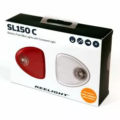 REELIGHT SL150C Feux Continus De Signalisation Sans Piles -Promos REMORQUES VÉLO Magasin SL150 c packaging