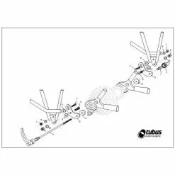 Adaptateur De Fixation Porte-bagage Sur Cadre Sans Oeillet Tubus 9 Adaptateur De Fixation Porte-bagage Sur Cadre Sans Oeillet Tubus -Promos REMORQUES VÉLO Magasin adaptateur de fixation porte bagage sur cadre sans oeillet tubus full 3