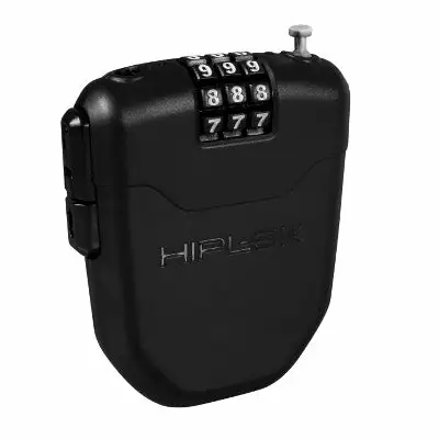 Antivol Câble Vélo Compact FLX Avec Lumière Intégrée Hiplok 3 Antivol Câble Vélo Compact FLX Avec Lumière Intégrée Hiplok