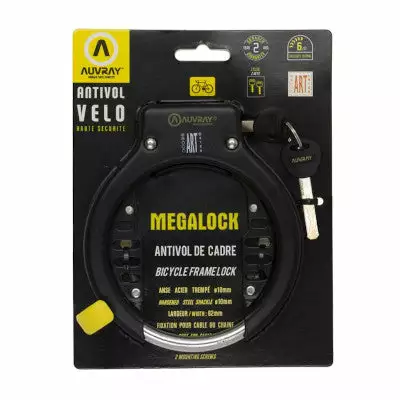 Antivol De Cadre Fer à Cheval Certifié ART Mega Lock Auvray 4 Antivol De Cadre Fer à Cheval Certifié ART Mega Lock Auvray – Image 2