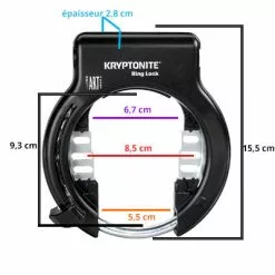 Antivol De Cadre Rétractable Kryptonite Compatible Plug In 9 Antivol De Cadre Rétractable Kryptonite Compatible Plug In -Promos REMORQUES VÉLO Magasin antivol de cadre retractable kryptonite compatible plug in full 4