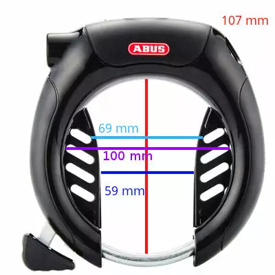 Antivol De Cadre Vélo Pro Shield Plus 5950 NR Abus 6 Antivol De Cadre Vélo Pro Shield Plus 5950 NR Abus – Image 4