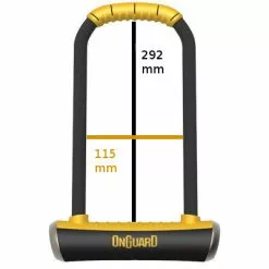 Antivol De Vélo U Longue Anse Pitbull LS Onguard 11 Antivol De Vélo U Longue Anse Pitbull LS Onguard -Promos REMORQUES VÉLO Magasin antivol de velo u longue anse pitbull ls onguard full 5