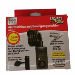 Point Antivol Spirale Avec Alarme Sirène Security Plus -Promos REMORQUES VÉLO Magasin antivol spirale avec alarme sirene security plus full 3