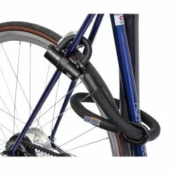 Antivol Tex-Lock Eyelet S 80 Cm Certifié Sold Secure Et ART2 -Promos REMORQUES VÉLO Magasin antivol tex lock eyelet u noir 1 b5be7eb8 2d09 4057 9453 762ba077e770