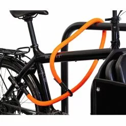Antivol Tex-Lock Eyelet X-lock 160 Cm Certifié ART2 Et Sold Secure -Promos REMORQUES VÉLO Magasin antivol tex lock eyelet x orange 1