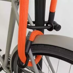 Antivol Tex-Lock Eyelet X-lock 160 Cm Certifié ART2 Et Sold Secure -Promos REMORQUES VÉLO Magasin antivol tex lock eyelet x orange 2