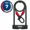 Antivol U Avec Fixation USH32 + Câble Facilo 32 Abus Cobra 120cm -Promos REMORQUES VÉLO Magasin antivol u avec fixation ush32 cable facilo 32 abus cobra 120cm full