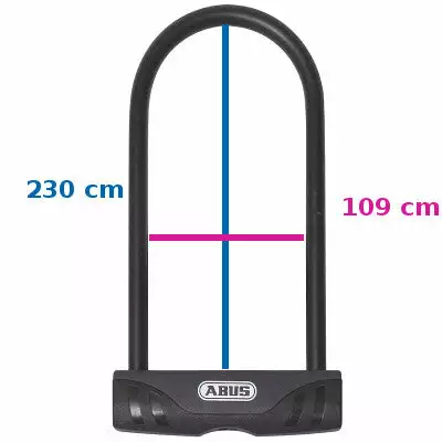 Antivol U Avec Fixation USH32 + Câble Facilo 32 Abus Cobra 120cm 5 Antivol U Avec Fixation USH32 + Câble Facilo 32 Abus Cobra 120cm – Image 3