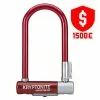 Antivol Vélo Kryptolok Mini 7 Rouge - Kryptonite 1 Antivol Vélo Kryptolok Mini 7 Rouge - Kryptonite -Promos REMORQUES VÉLO Magasin antivol velo kryptolok mini 7 rouge kryptonite full