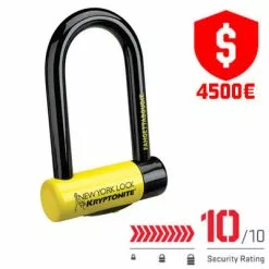 Antivol Vélo U à Clé New York Fahgettaboudit Mini Kryptonite 8 Antivol Vélo U à Clé New York Fahgettaboudit Mini Kryptonite -Promos REMORQUES VÉLO Magasin antivol velo u a cle new york fahgettaboudit mini kryptonite full