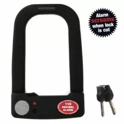 Antivol Vélo U à Clefs Avec Alarme De 110 Db Ultra Lock Alarm -Promos REMORQUES VÉLO Magasin antivol velo u a clefs avec alarme de 110 db ultra lock alarm full 3