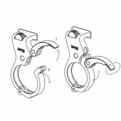 Attache Pour Feu Knog PWR Road Ou Trail -Promos REMORQUES VÉLO Magasin attache pour feu knog pwr road ou trail full 6