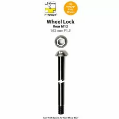 Antivol Pour Roues Avant Et Arrière à Axe Traversant M12 Pinhead -Promos REMORQUES VÉLO Magasin axe antivol traversant roue arriere m12 162 1.5