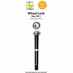 Antivol Pour Roues Avant Et Arrière à Axe Traversant M12 Pinhead -Promos REMORQUES VÉLO Magasin axe antivol traversant roue arriere m12 169 1.5
