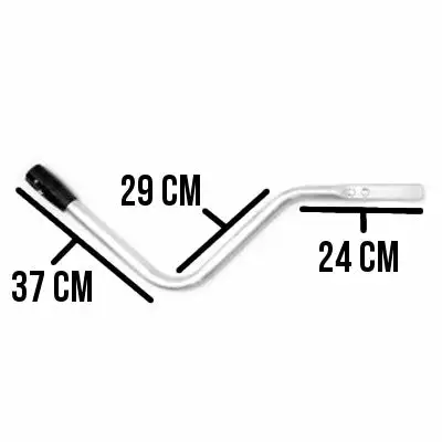 Bras Fixation Weber Sur Axe De Roue Remorque Vélo Hinterher 6 Bras Fixation Weber Sur Axe De Roue Remorque Vélo Hinterher – Image 4