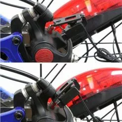 Brandless Clignotant Feu Stop Pour Vélo Avec Signal Sonore -Promos REMORQUES VÉLO Magasin clignotant feu stop pour velo avec signal sonore full 6