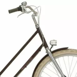 Brandless Eclairage Avant Rétro Chromé Sur Fourche De Vélo Néro -Promos REMORQUES VÉLO Magasin eclairage avant retro chrome sur fourche de velo nero full 3