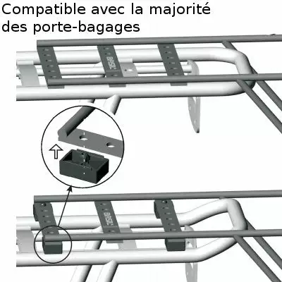 Extension Pour Porte Bagages Vélo Arrière Basil 6 Extension Pour Porte Bagages Vélo Arrière Basil – Image 4