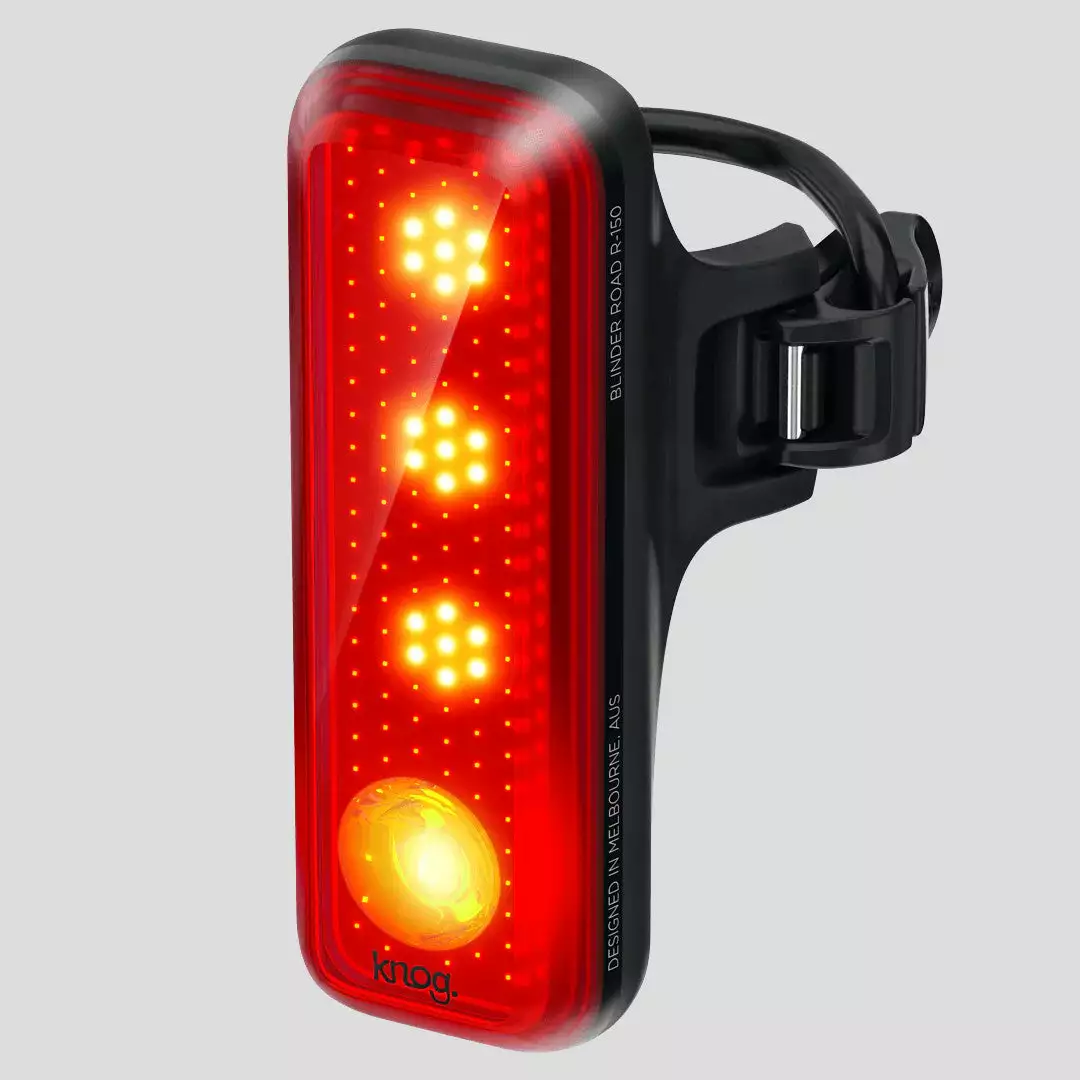 Feu Arrière Vélo Puissant LED 150 Lumens Blinder R-150 Knog 3 Feu Arrière Vélo Puissant LED 150 Lumens Blinder R-150 Knog