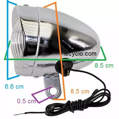 Brandless Feu Avant Dynamo Vintage Sur Fourche De Vélo 8 Brandless Feu Avant Dynamo Vintage Sur Fourche De Vélo – Image 6