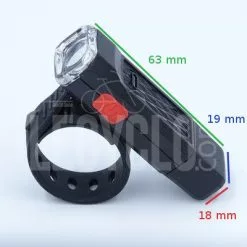 Brandless Feu Avant LED étanche Micro USB 12 Brandless Feu Avant LED étanche Micro USB -Promos REMORQUES VÉLO Magasin feu avant led etanche micro usb full 5