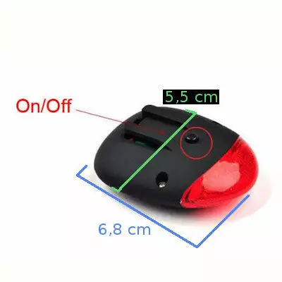 Jing Yi Feu Solaire Arrière Pour Vélo 8 Jing Yi Feu Solaire Arrière Pour Vélo – Image 6