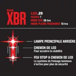 Feu Vélo Arrière Kryptonite Incite XBR 20 Lux -Promos REMORQUES VÉLO Magasin feu velo arriere kryptonite incite xbr 20 lux full 6