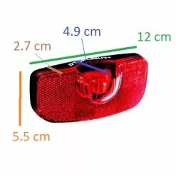 Busch-mueller Feu Vélo Pour Porte Bagage DToplight Permanent -Promos REMORQUES VÉLO Magasin feu velo pour porte bagage dtoplight permanent full 4