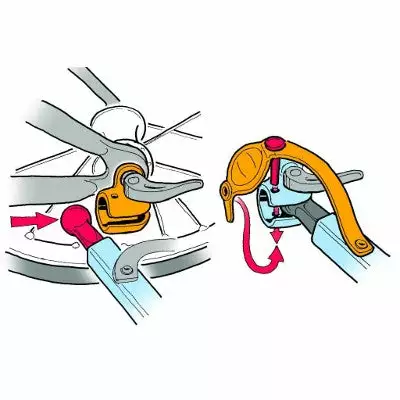 Fixation CTS Avec Axe Pour Remorque Vélo Thule Chariot 3 Fixation CTS Avec Axe Pour Remorque Vélo Thule Chariot