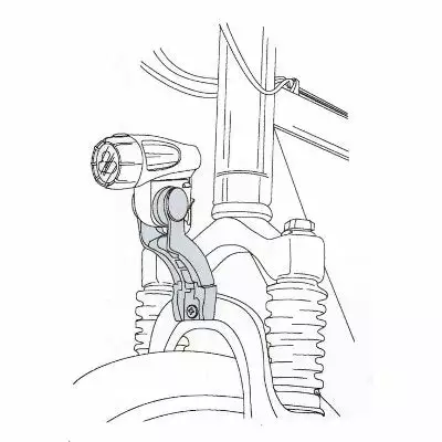 Pro Fixation Feu Avant Pour Vélo Sur Fourche 4 Pro Fixation Feu Avant Pour Vélo Sur Fourche – Image 2