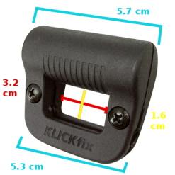 Fixation Pour Feu Sur Panier De Vélo Light Clip KlickFix -Promos REMORQUES VÉLO Magasin fixation pour feu sur panier de velo light clip klickfix full 4
