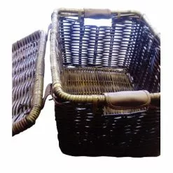 Grand Panier De Vélo En Rotin Denton L Basil -Promos REMORQUES VÉLO Magasin grand panier de velo en rotin denton l basil full 5