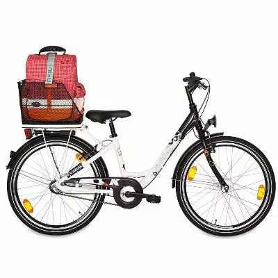 Grand Panier De Vélo Noir Sur Porte Bagage Arrière Class Basil 8 Grand Panier De Vélo Noir Sur Porte Bagage Arrière Class Basil – Image 6