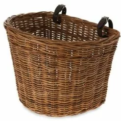 Grand Panier Sur Guidon De Vélo En Rotin Darcy L Basil