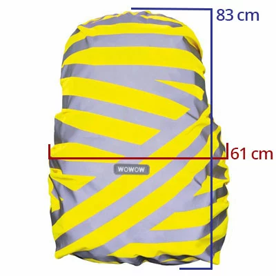 Housse De Sac à Dos Jaune Réfléchissant Berlin Wowow 20-25L 4 Housse De Sac à Dos Jaune Réfléchissant Berlin Wowow 20-25L – Image 2