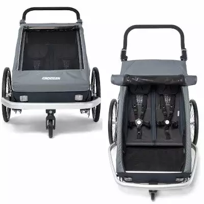 Kid Vaaya 2 Croozer Remorque Vélo Pour Deux Enfants 5 Kid Vaaya 2 Croozer Remorque Vélo Pour Deux Enfants – Image 3