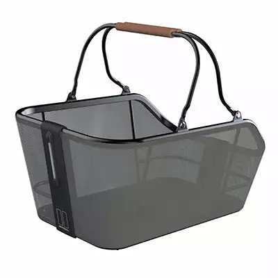 Panier 21L Vert Avec LED Sur Porte-bagages MIK Cento Tech Basil 3 Panier 21L Vert Avec LED Sur Porte-bagages MIK Cento Tech Basil