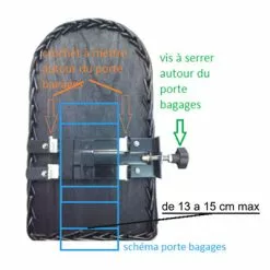 Panier Arrière En Osier Pour Chien Sur Porte Bagage Vélo -Trixie -Promos REMORQUES VÉLO Magasin panier arriere en osier pour chien sur porte bagage velo trixie full 5