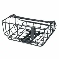 Panier Arrière Noir Sur Porte-bagages MIK Portland Basil