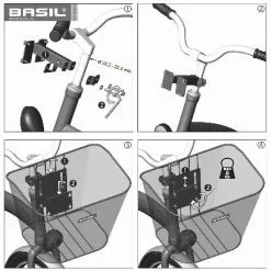 Panier Avant Fixe Pour Vélo 22 L Bremen Basil 13 Panier Avant Fixe Pour Vélo 22 L Bremen Basil -Promos REMORQUES VÉLO Magasin panier avant fixe pour velo 22 l bremen basil full 6