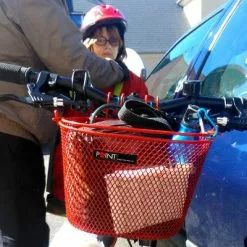 Point Panier Avant Rouge Pour Vélo Enfant -Promos REMORQUES VÉLO Magasin panier avant rouge pour velo enfant full 4