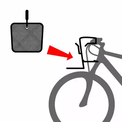 Oxford Panier Avant Vélo Avec Fixation Crochet 6 Oxford Panier Avant Vélo Avec Fixation Crochet – Image 4