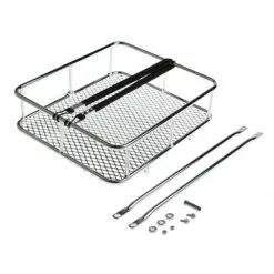 Panier Fixe Avant Pour Vélo Chrome Take Away BLB -Promos REMORQUES VÉLO Magasin panier fixe avant pour velo chrome take away blb full 5