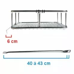 Panier Fixe Avant Pour Vélo Chrome Take Away BLB -Promos REMORQUES VÉLO Magasin panier fixe avant pour velo chrome take away blb full 6