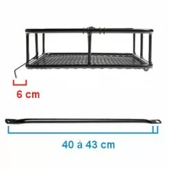 Panier Fixe Avant Pour Vélo Noir Take Away BLB -Promos REMORQUES VÉLO Magasin panier fixe avant pour velo noir take away blb full 6