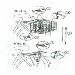 Brandless Panier Latéral Pliable Sur Porte Bagage Vélo -Promos REMORQUES VÉLO Magasin panier lateral pliable sur porte bagage velo full 4