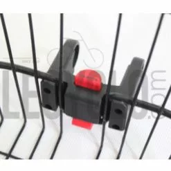 Panier Simple Métal Noir - KlickFix -Promos REMORQUES VÉLO Magasin panier simple metal noir klickfix full 3