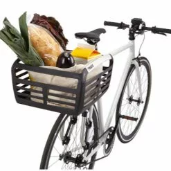 Promos REMORQUES VÉLO Magasin -Promos REMORQUES VÉLO Magasin panier sur porte bagages thule pack n pedal avant arriere full 2